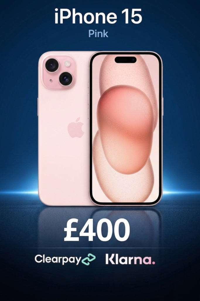 Flash Sale Excellent condition iPhone 15 128GB available at Phone Repairs Surrey excellent battery unlocked